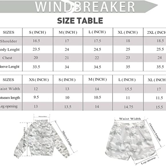 Women Lightweight Windbreaker Suit Outdoor Hiking Hooded Jacket with Liner Size - Picture 2 of 7